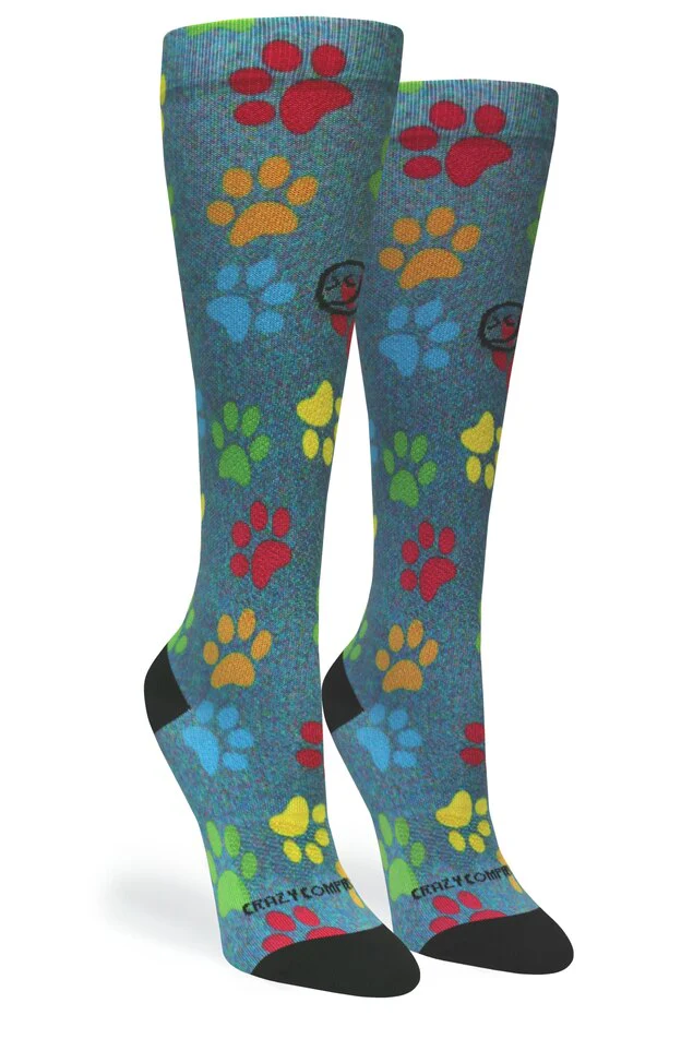 Paw Prints Station Blue - (Standard & Extra Wide) - Image 3
